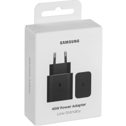 Samsung Φορτιστής Χωρίς Καλώδιο με Θύρα USB-C 45W Μαύρος