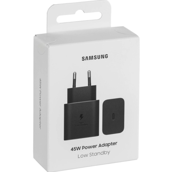 Samsung Φορτιστής Χωρίς Καλώδιο με Θύρα USB-C 45W Μαύρος