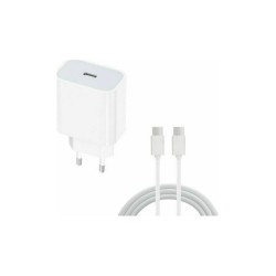 QIHANG Φορτιστής με Θύρα USB-C και Καλώδιο USB-C 20W Power Delivery Λευκός (Z8)