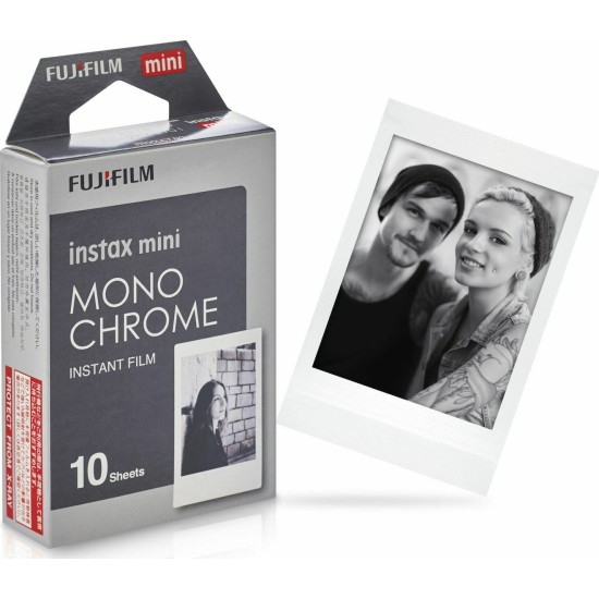 Fujifilm B&W/Monochrome Instax Mini Monochrome Instant Φιλμ (10 Exposures)