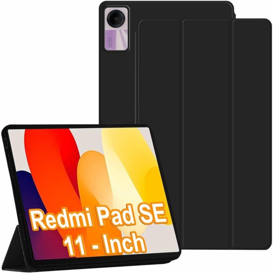 Tri-fold Ανθεκτική Μαύρη (Xiaomi Redmi Pad SE 11)