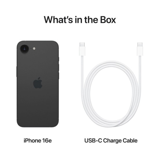Apple iPhone 16e 5G (512GB) Black