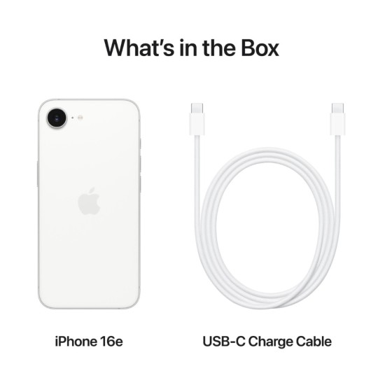 Apple iPhone 16e 5G (256GB) White