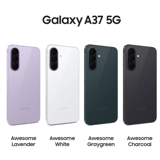 Samsung Galaxy A37 5G Dual SIM (6GB/128GB) Awesome White