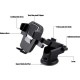 Βάση Κινητού Αυτοκινήτου Universal Car & Desk Mount Easy One Touch με Ρυθμιζόμενα Άγκιστρα