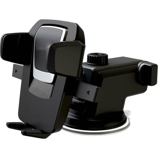 Βάση Κινητού Αυτοκινήτου Universal Car & Desk Mount Easy One Touch με Ρυθμιζόμενα Άγκιστρα