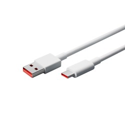 Xiaomi USB 3.1 Cable USB-C male - USB-A male Λευκό 1m 