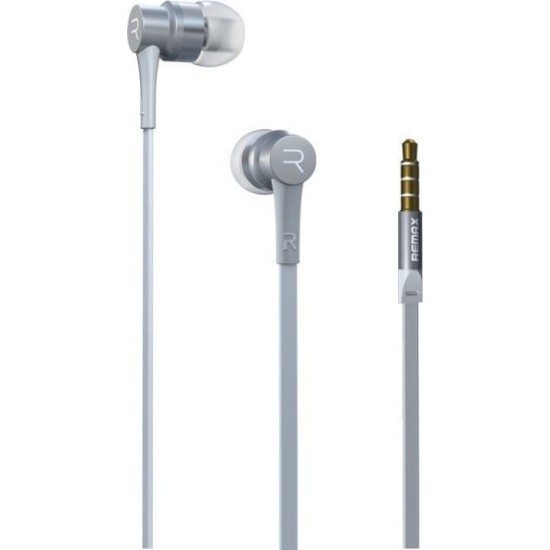 Remax RM-535i In-ear Handsfree με Βύσμα 3.5mm Γκρι