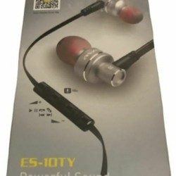 Awei ES10TY In-ear Handsfree με Βύσμα 3.5mm Ασημί