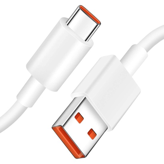 Xiaomi USB 3.1 Cable USB-C male - USB-A male Λευκό 1m 