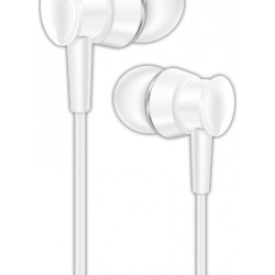 XO S25 In-ear Handsfree με Βύσμα 3.5mm Λευκό