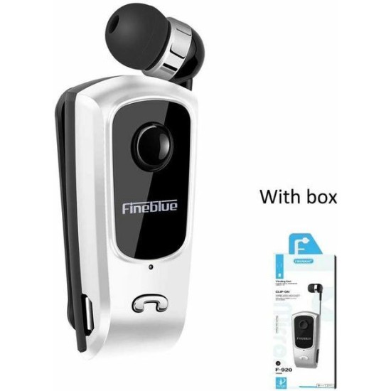 Fineblue F920 In-ear Bluetooth Handsfree Ασημί