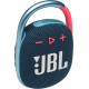 JBL Clip 4 Αδιάβροχο Ηχείο Bluetooth 5W με Διάρκεια Μπαταρίας έως 10 ώρες Blue/Pink