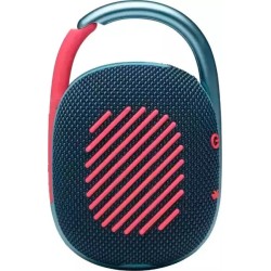JBL Clip 4 Αδιάβροχο Ηχείο Bluetooth 5W με Διάρκεια Μπαταρίας έως 10 ώρες Blue/Pink