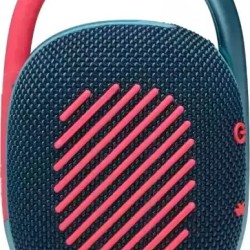 JBL Clip 4 Αδιάβροχο Ηχείο Bluetooth 5W με Διάρκεια Μπαταρίας έως 10 ώρες Blue/Pink