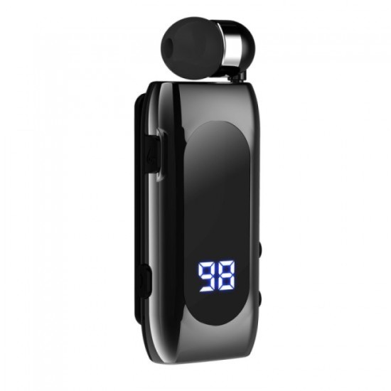 Borofone K58 In-ear Bluetooth Handsfree Ακουστικό Πέτου Μαύρο