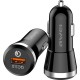 Awei Φορτιστής Αυτοκινήτου Μαύρος Smart Mini 2.4A Γρήγορης Φόρτισης με Θύρες: 1xUSB