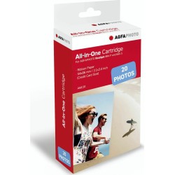 AgfaPhoto Cartridge & Paper 5.4x8.6 20 Φύλλα