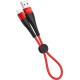 Borofone BX32 Braided USB 2.0 to micro USB Cable Κόκκινο 1m