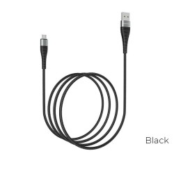 Borofone BX32 Braided USB 2.0 to micro USB Cable Μαύρο 1m