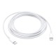 Apple Braided USB 2.0 Cable USB-C male - USB-C Λευκό 1m