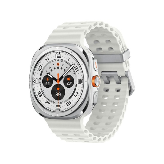 Samsung Galaxy Watch Ultra Titanium 47mm Αδιάβροχο με eSIM και Παλμογράφο (Titanium White)