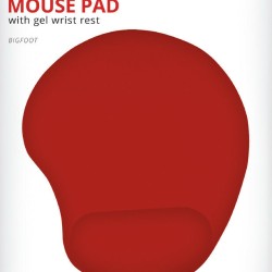 TRUST BIGFOOT GEL MOUSEPAD RED