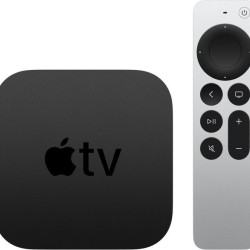Apple TV Box TV 4K 4K UHD με WiFi και 64GB Αποθηκευτικό Χώρο με Λειτουργικό tvOS και Siri