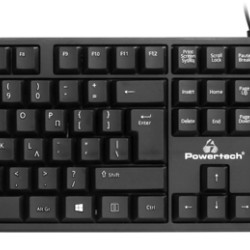 Powertech PT-1075 Σετ Πληκτρολόγιο & Ποντίκι Ελληνικό