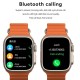 X8 Ultra Smartwatch με Παλμογράφο (Champagne Gold)