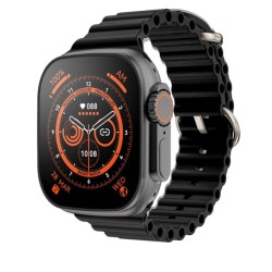 X8 Ultra Max 49mm Smartwatch με Παλμογράφο (Μαύρο)