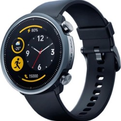 Mibro A1 45mm Αδιάβροχο Smartwatch με Παλμογράφο (Μαύρο)