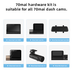 Hardware Kit Xiaomi 70mai UP02, 3m, Black