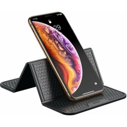 Baseus Folding Bracket Antiskid Pad Αντιολισθητική Βάση Κινητού Κινητού σε Μαύρο χρώμα
