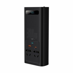 Baseus Inverter Αυτοκινήτου IGBT 300W για Μετατροπή 12V DC σε 220V AC με 2xUSB