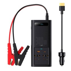 Baseus Inverter Αυτοκινήτου IGBT 300W για Μετατροπή 12V DC σε 220V AC με 2xUSB