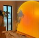 Διακοσμητικό Φωτιστικό LED Επιτραπέζιο Sunset Lamp Κόκκινο Ηλιοβασίλεμα σε Μαύρο Χρώμα