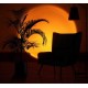 Διακοσμητικό Φωτιστικό LED Επιτραπέζιο Sunset Lamp Κόκκινο Ηλιοβασίλεμα σε Μαύρο Χρώμα