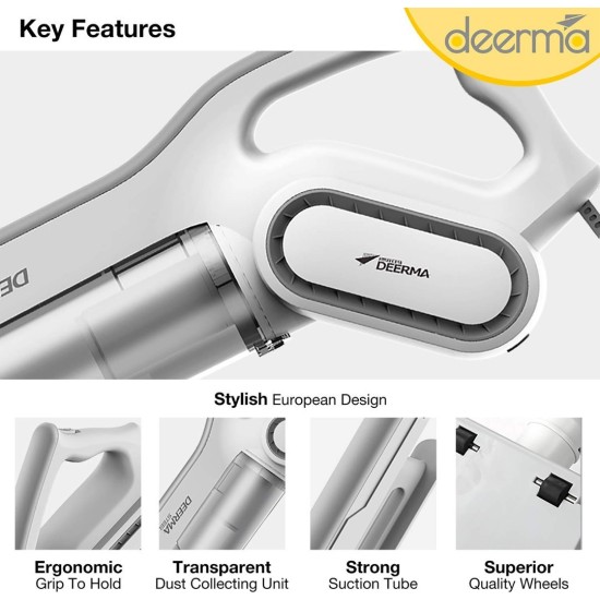 Deerma DX700 Ηλεκτρικό Σκουπάκι Χειρός / Όρθιο 600W