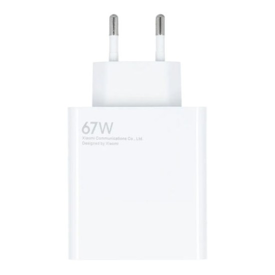 Xiaomi Φορτιστής Χωρίς Καλώδιο με Θύρα USB-A 67W Λευκός (MDY-12-EH)