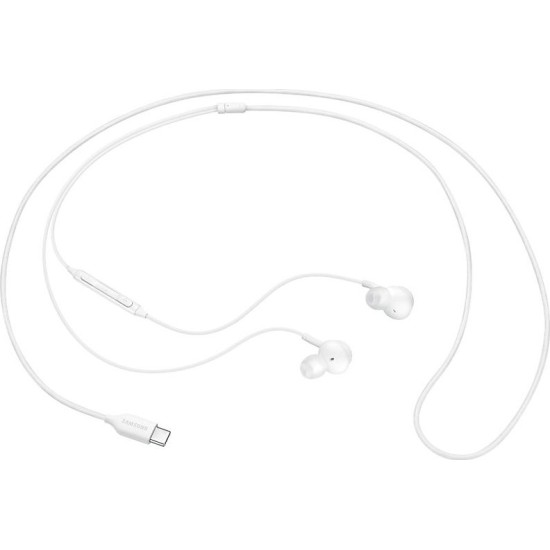 Samsung EO-IC100 In-ear Handsfree με Βύσμα USB-C Λευκό