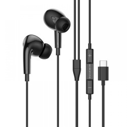 Borofone BM30 Pro In-ear Handsfree με Βύσμα USB-C Μαύρο