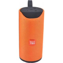 T&G TG-113 Ηχείο Bluetooth 10W με Ραδιόφωνο και 3 ώρες Λειτουργίας Orange 