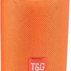 T&G TG-113 Ηχείο Bluetooth 10W με Ραδιόφωνο και 3 ώρες Λειτουργίας Orange 
