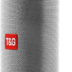 T&G TG-113 Ηχείο Bluetooth 10W με Ραδιόφωνο και 3 ώρες Λειτουργίας Grey 