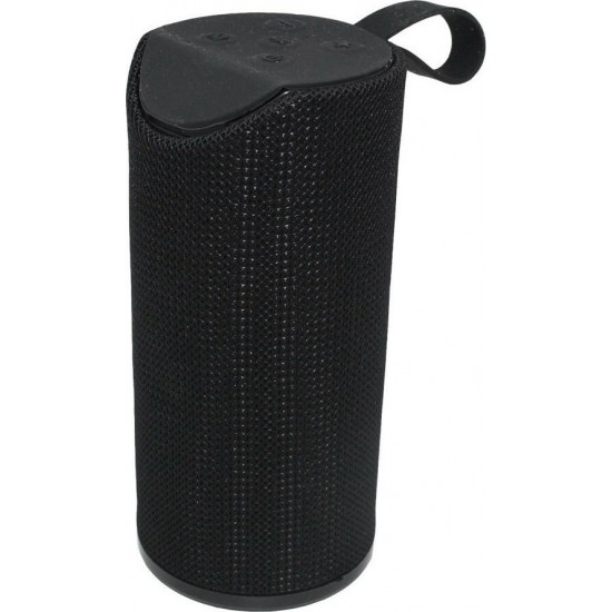 T&G TG-113 Ηχείο Bluetooth 10W με Ραδιόφωνο και 3 ώρες Λειτουργίας Black
