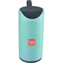 T&G TG-113 Ηχείο Bluetooth 10W με Ραδιόφωνο και 3 ώρες Λειτουργίας Bright Green 