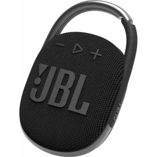 JBL Clip 4 Αδιάβροχο Ηχείο Bluetooth 5W με Διάρκεια Μπαταρίας έως 10 ώρες Μαύρο