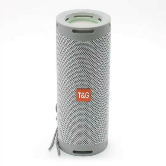 T&G TG-289 Ηχείο Bluetooth 5W με Ραδιόφωνο Silver