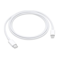 Apple Regular USB 2.0 Cable USB-C male - Lightning Λευκό 1m (MQGJ2ZM/A)